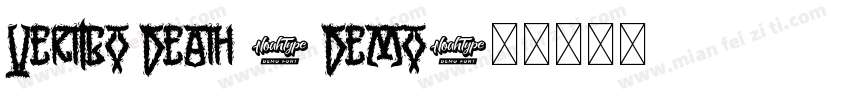 Vertigo Death - Demo字体转换